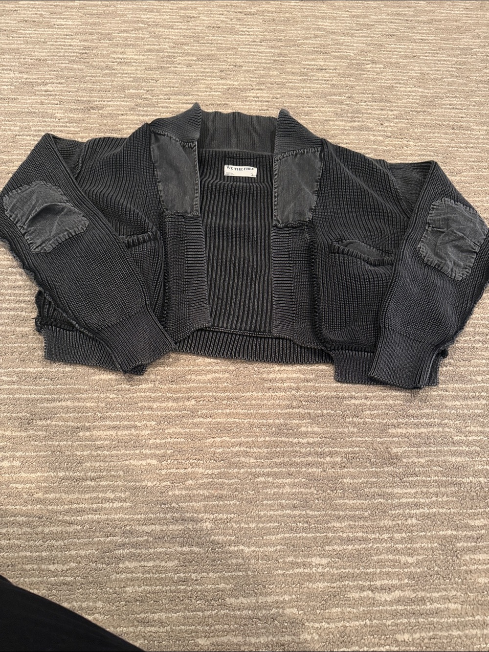 We the free worn through surplus cardi